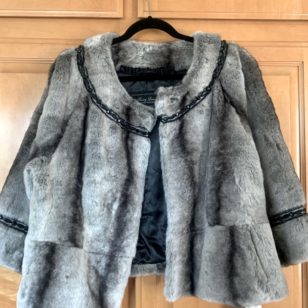 Terry Lewis Classic Luxuries Faux Fur Coat Brand New